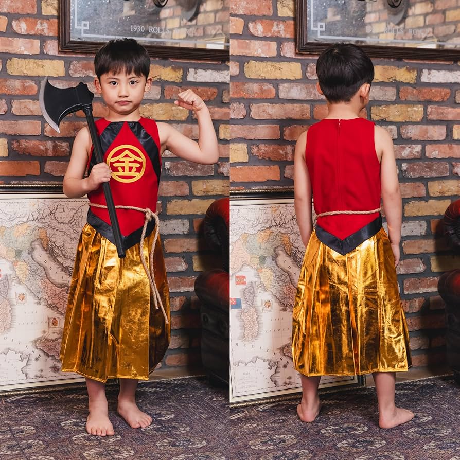 金太郎　コスプレ ハロウィン コスプレ 和風コス キッズ 金太郎くん クリア